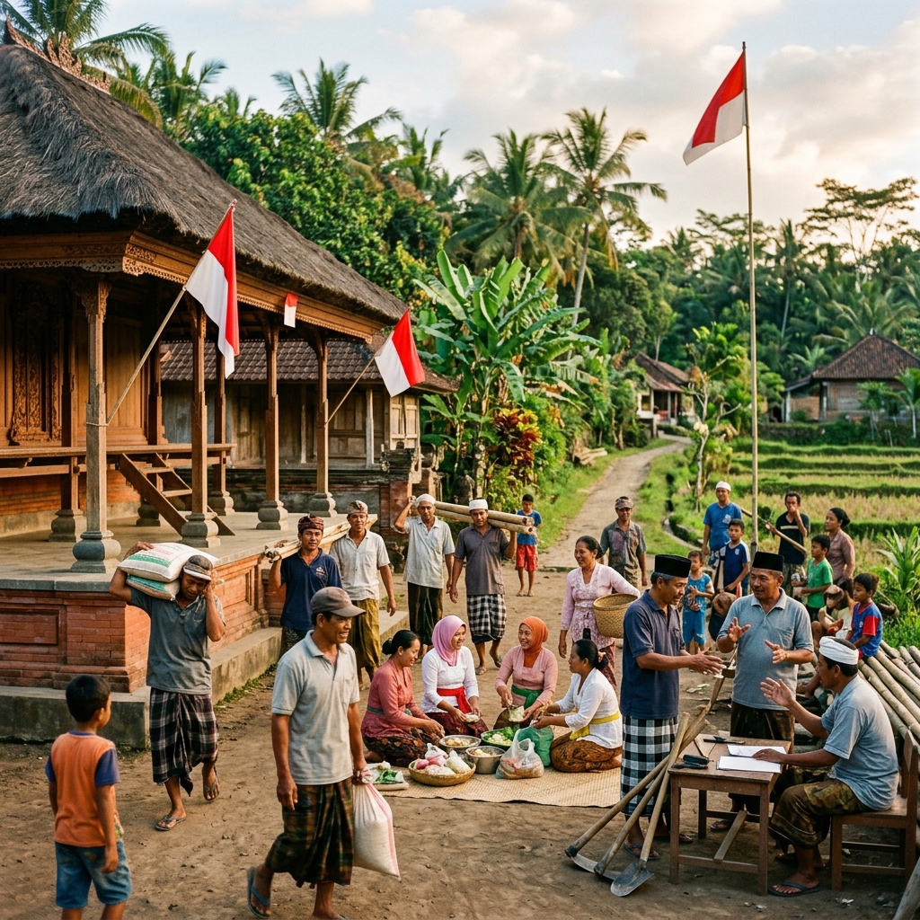 Kegiatan Masyarakat Desa Cemara